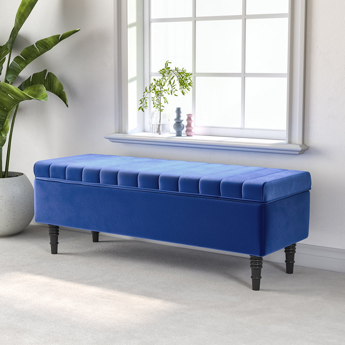 Rosdorf Park Upholstered Storage Bench Wayfair.co.uk